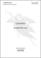 Gaudete! SATB choral sheet music cover